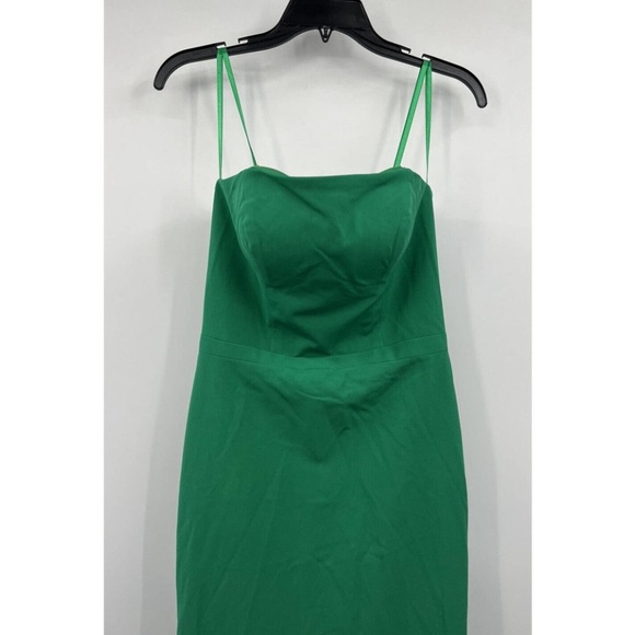 Kelly green strapless formal gown size 8 worn one time - Picture 4 of 5